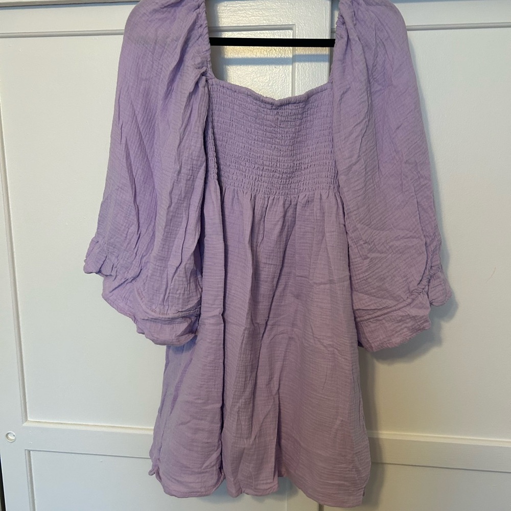 Lavender Smocked Dress
